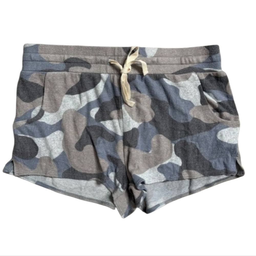 Express Blue and Gray Camouflage Shorts Size Small